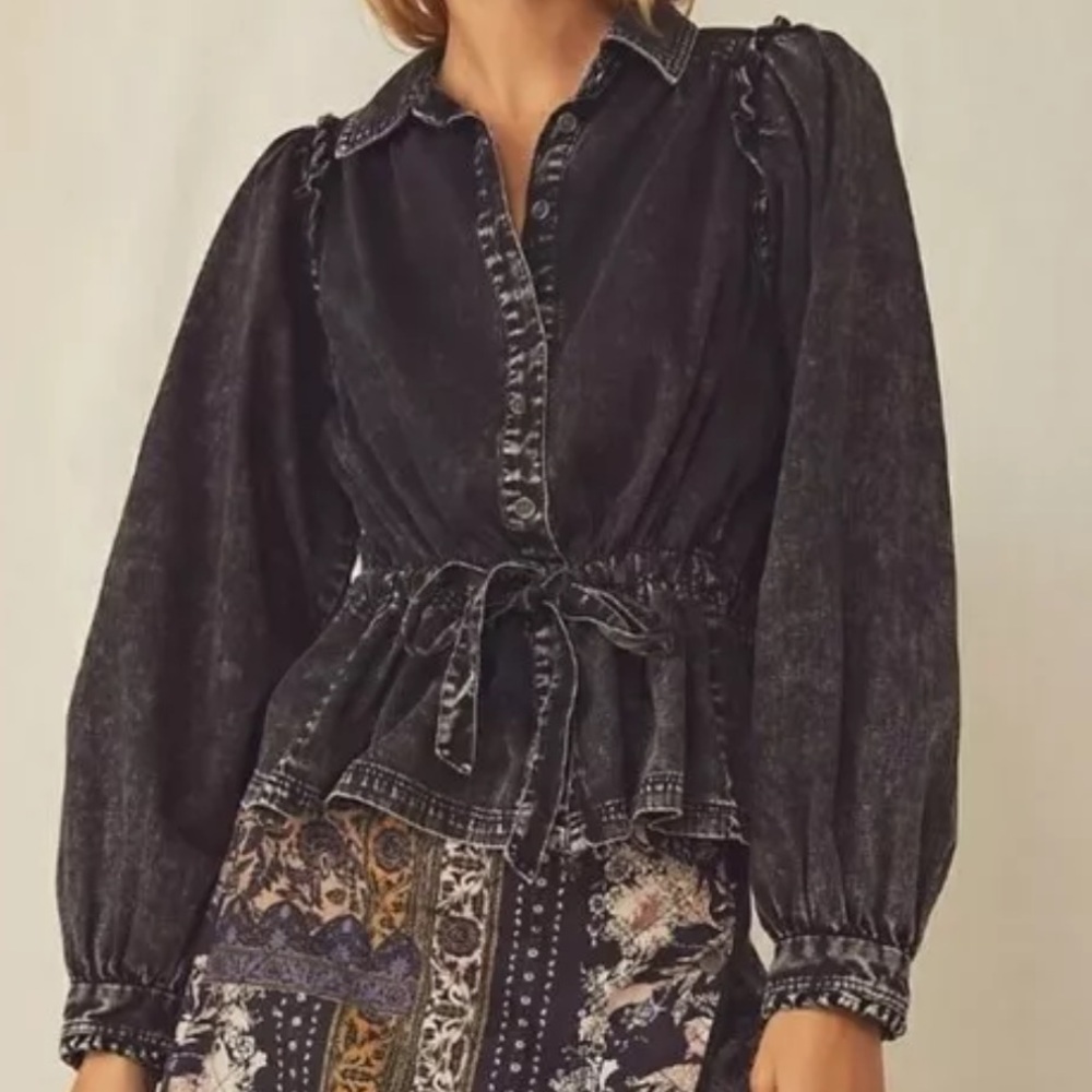FP You’re all mine denim blouse